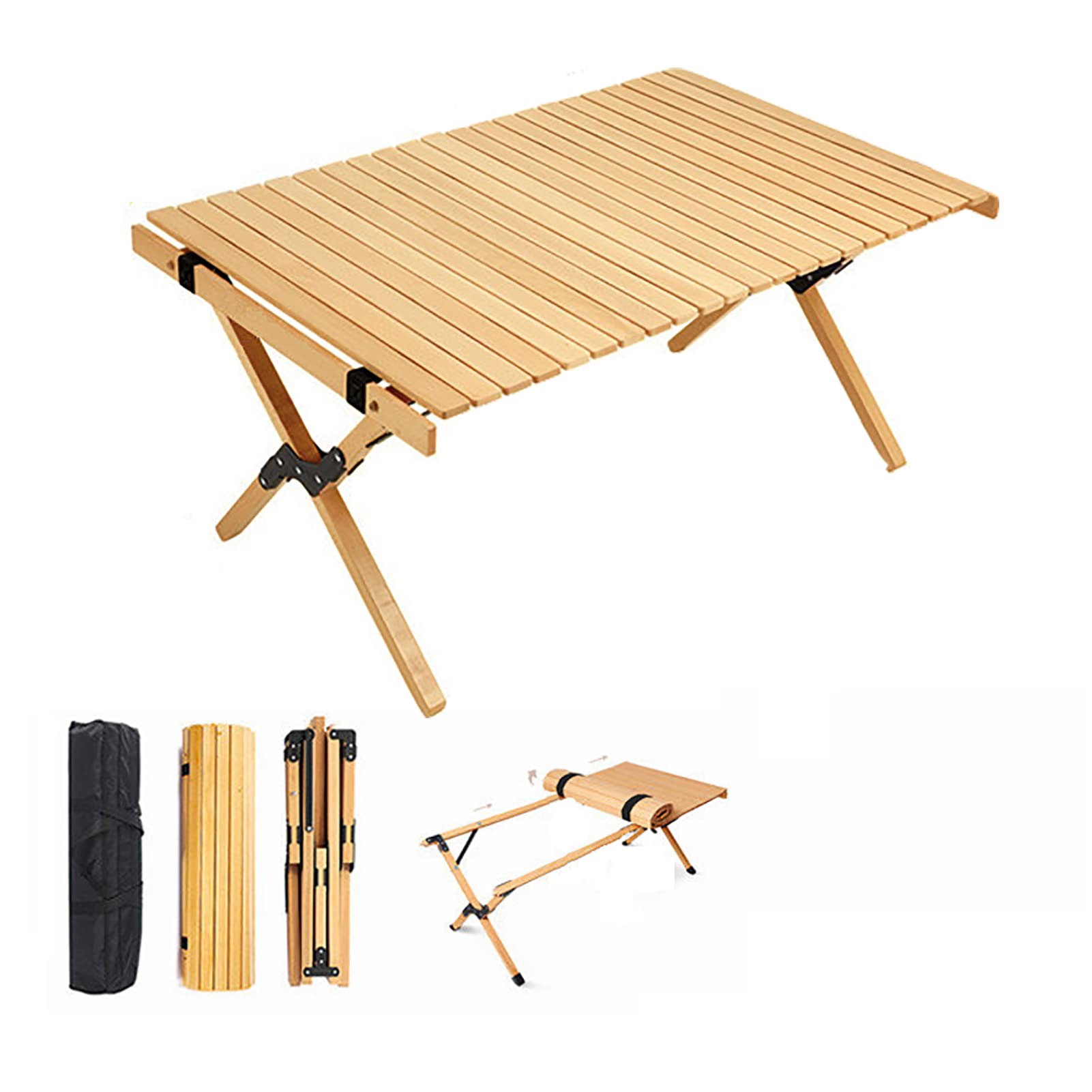 KUII CAMP アウトドアテーブル 木製 Amazon.co.jp: キャンプ テーブル 折りたたみ アウトドア